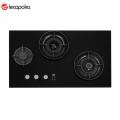 Preço no atacado 3 Burner Cooktops Gas Foot