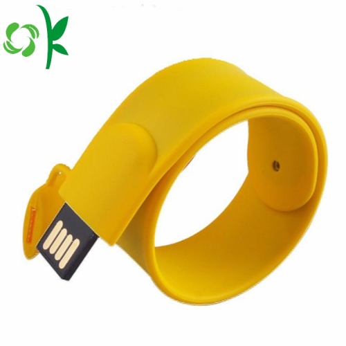 Mode Silicone USB Flash Drive Slap Bracelet / Wristband