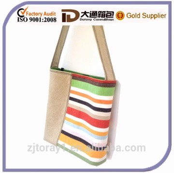 Stripe Canvas Women Coin Purse