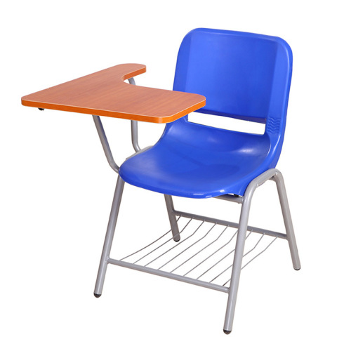 School Classroom Chairs with Writing Pad for Students