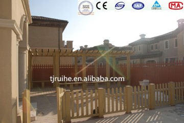 Outdoor WPC Gallery Frame and Fencing Combination