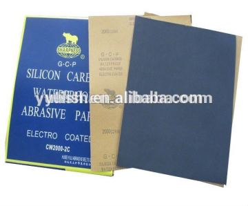 wet and dry silicon carbide abrasive paper