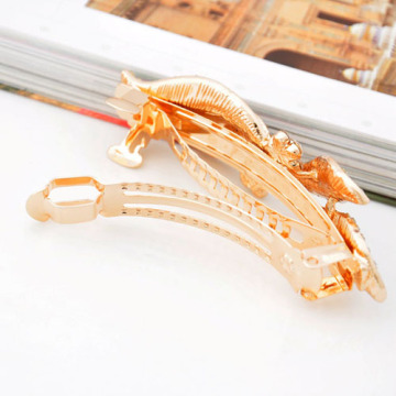 Hot sale fashion mini barrett hair clips metal (1)