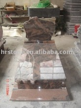 european purple granite tombstone design