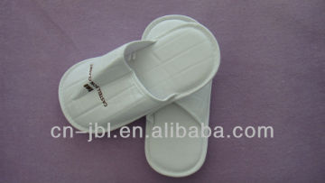 Wholesale comfortable canvas leather sole slipper