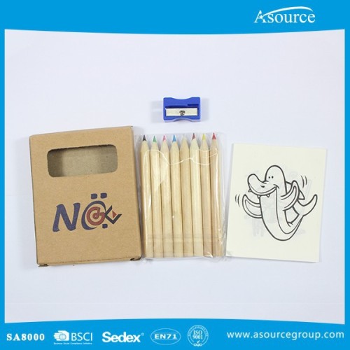 Kids Stationery Set with Sharpener , drawing paper