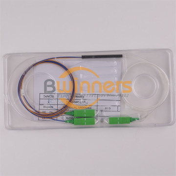 Steel Tube 1×2 SC/APC PLC Splitter mini plc splitter