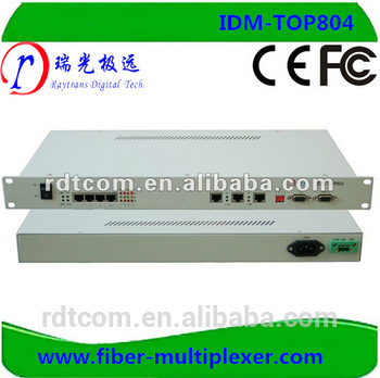 4 E1 over Ethernet / IP Converter / voice over e1 with 3FE ports