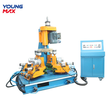 Automatic table polishing machine for metal fittings