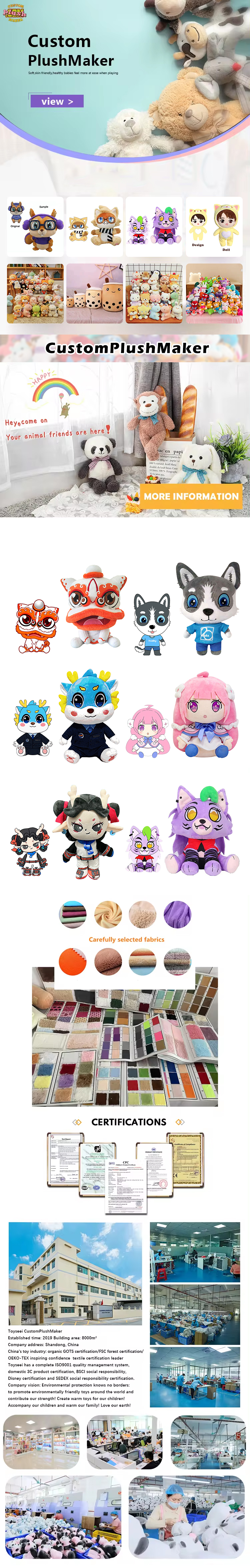 Customplushmaker: Custom Made Plush Toys & Mascots, High Quality ...