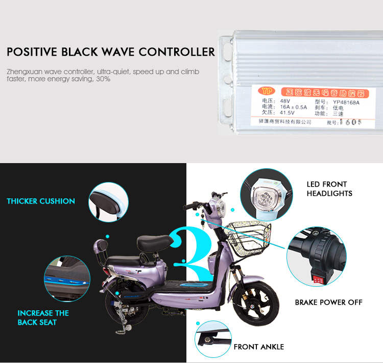2018 new products durable design electric moped scooter with pedals