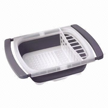 Dish Drainer with Removable Silverware Tray