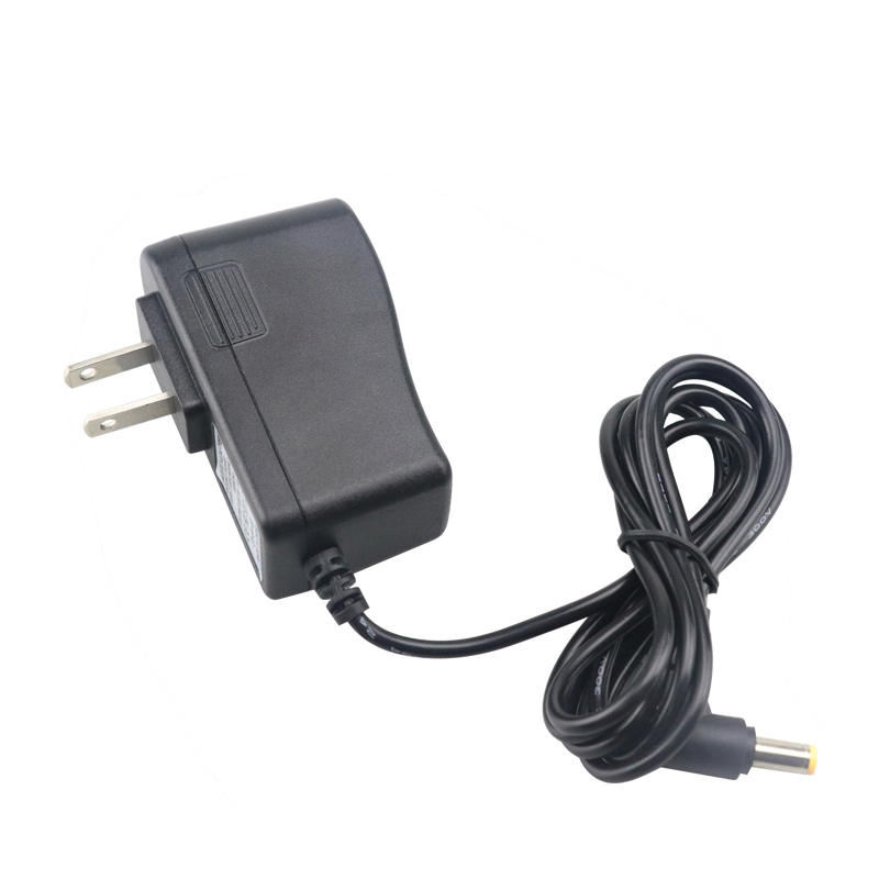 Elbow AC/DC Wall Adapter 5.5*1.7MM Yellow Connector 50100