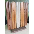 Wood steel fence material