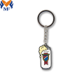 Anpassad kaffedesign Hard Emamel KeyChain