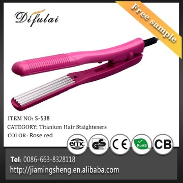 corn and wave hair curler dual use hair straightening and curling iron