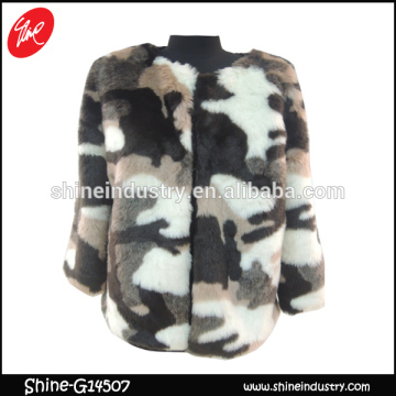 Hot camouflage loose coat