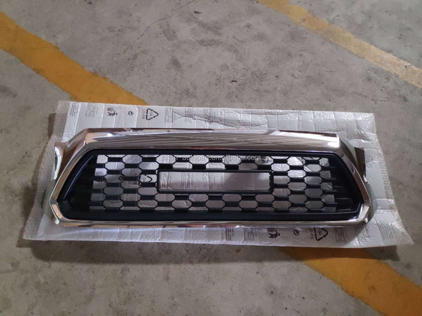 high quality factory sale chrome car front bumper grille for tacoma 2012