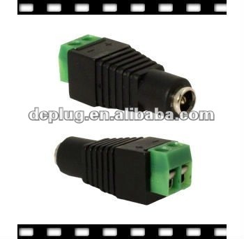 CCTV video camera 5.5x2.1mm dc male connector