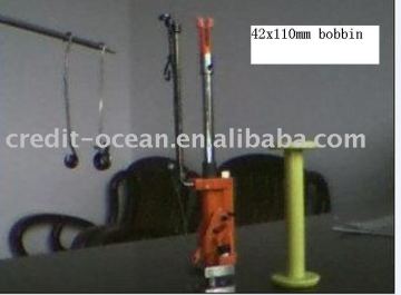 spindle and bobbin for crochet machien