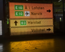 P10 Variable Message Sign 2240×640mm