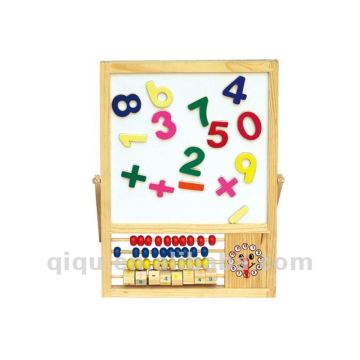 Small Kids Magnetic Writing Board Wooden Education Toys