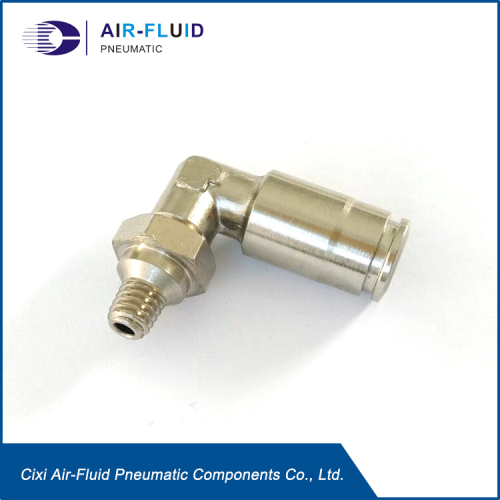 Air-Fluid Tekanan Tinggi Sambungan Screw Fitting Miring.