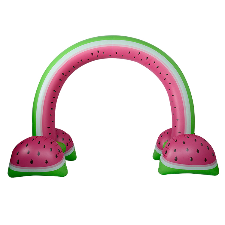 OEM KIDS WATERMELON Inflatable Sprinklers Mainan Arch