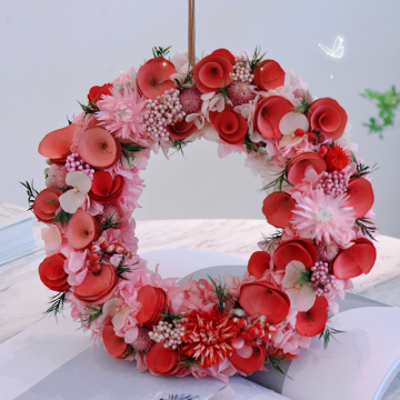 2024 Customized Wedding Preserved Wreath: Eternal Rose Bouquet Gift