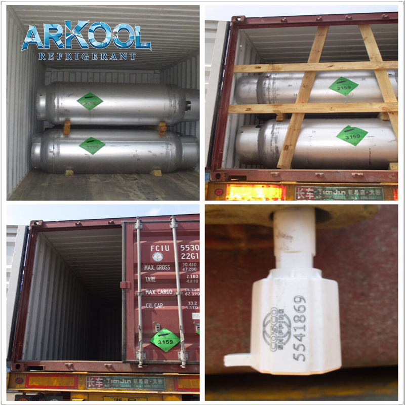 10.9kg r404a cool gas refrigerant gas cylinder r404a HIGH purity in hydrocarbon & derivatives