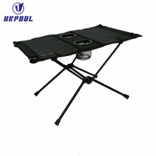 Folding Camping Beach Table with Cup Holders