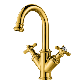 Classical double lever basin mixer