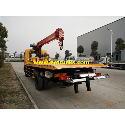 Dongfeng 10ton Tow Truck Wreckers con grúas