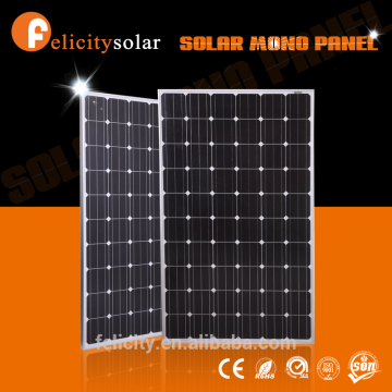 ISO CE UL certificates mono solar panel 250 watt for solar power system