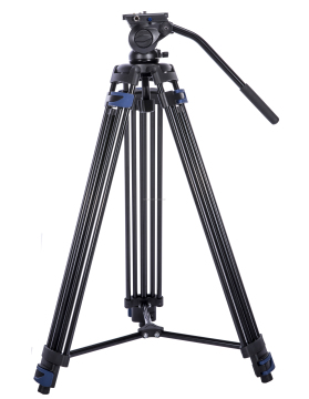 Professional Video Tripod with Fluid Head for Video Cameras