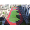 Semua Cuaca IAAF Bersertifikat Menyembur Polyurea SPUA-90 AB Pengadilan Sukan Surface Flooring Athletic Running Track