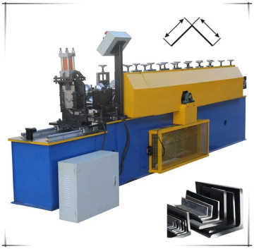 Wall angle roll form machine