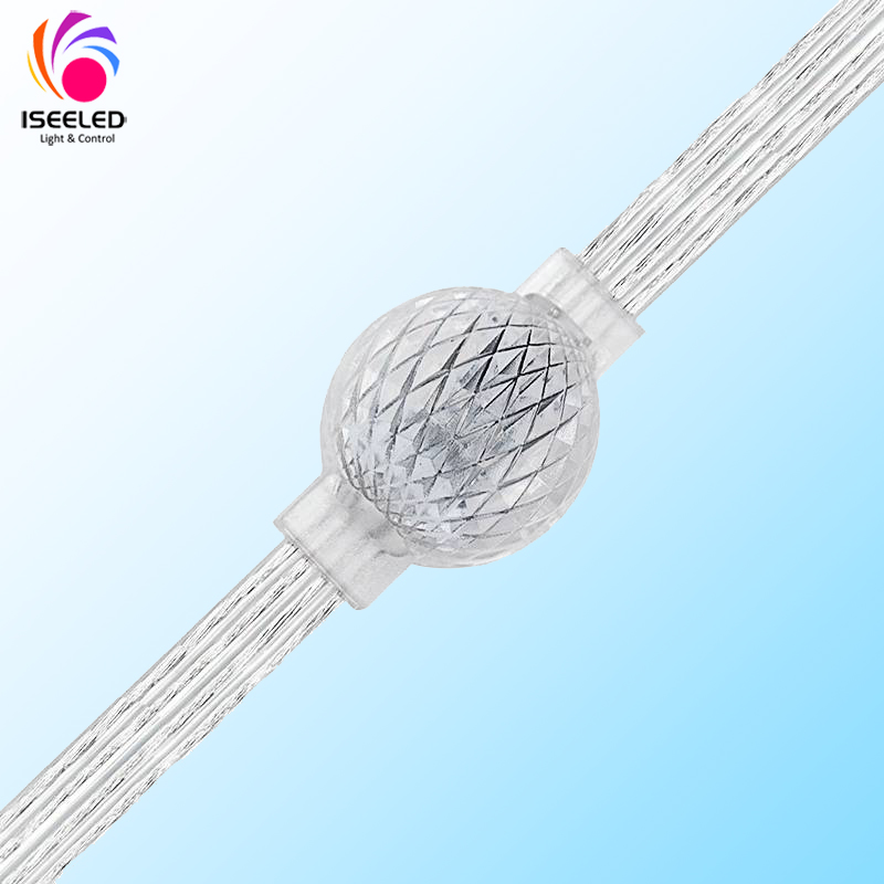 3D mini size disco led pixel ball string dc12v