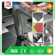 Rubber interlocking kitchen non slip mats