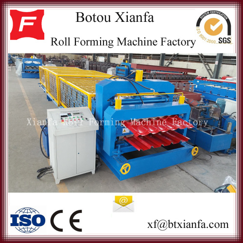 Two Profile Double Layer Steel Sheet Machine