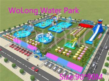 High Quality Custom Open Air Aqua park Games