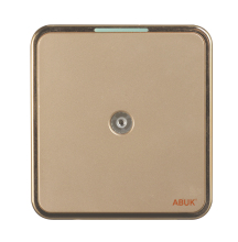 ABUK TV Socket Flush Mount Wall 250V 3x3 Inches Electric Socket Outlet
