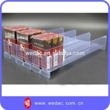 Cigarette shelf pusher tray