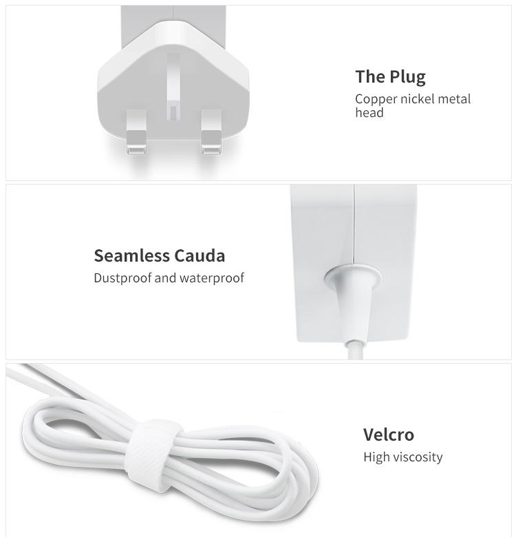 CE FCC ROHS 85W 20V 4.25A L/T Tip for Apple for MacBook Charger Pro 13/15/17 Inch replacement AC DC Charger