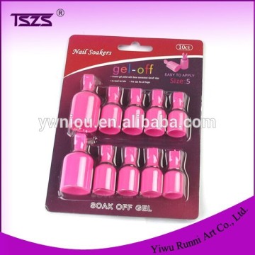 5 different sizes upgrade 10 Caps Gel Polish Nail Tips Remover Wrap