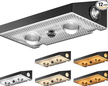 Luminescent Triangular Wall Light for Fences