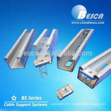 China Bs3 Strut Channel Plain 41x62 Electrical Trough Electrical Wireway Manufacturer And Supplier These items are shipped from and sold by different sellers. china perforated cable tray cable trunking cable ladder strut channel manufacturer and supplier