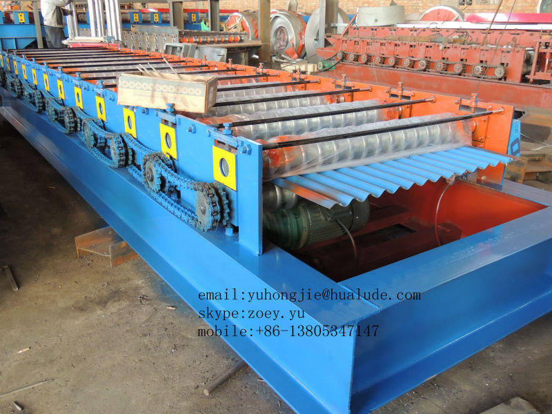 corrugated sheet metal roofing roll forming machine