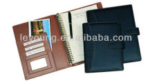 Custom A4 leather organizer with Loose Leaf binder