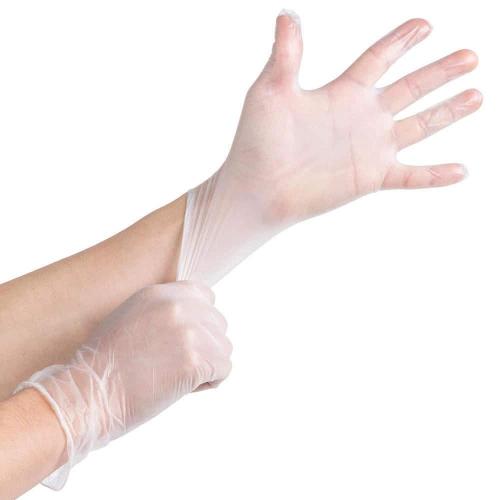 Powder free vinyl gloves for food